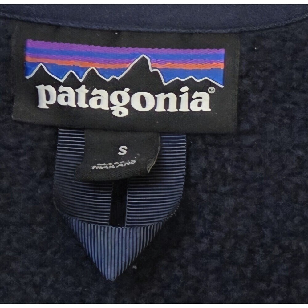Patagonia Better Sweater Fleece 1/4 Zip Pullover Heather Blue Men's S 25523 - Picture 6 of 9
